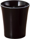 ヤマキイカイ(Yamakiikai) Yamaki Ikai Y2072 Japanese Sake & Shochu Glass, Black, 2.4 fl oz (70 ml), Mino Ware, Snake Eye, Ceramic Cup, Blue