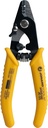 Jonard Tools JIC-375 Three Hole Fiber Optic Stripper – Strips 1.6-3.0mm Jacket, 600-900μm Buffer, 250μm Coating, Precision Tool with Angled Jaw and Safety Lock