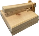 Square Manual Wooden Tortilla Press Empanadas Corn Flour Tacos Dough Pressing Maker 10"