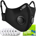 BASE CAMP M Plus Toz Maske, Ahşap Çalışma Mowing Kırağı için 6 Aktif Karbon Filtreli Reusable Face Maske (Modern1)