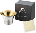 J-kitchens Japanese Sake Glass, Mt. Fuji Gui Cups, 1-Piece Medium, 2.5 fl oz (75 ml), Made in Japan (SimpleBag, Vietnam)