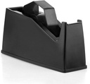 Heat Tape Dispenser, Masking Tape Dispenser, Holder Fits 1" and 3" Core, 6.8 x 2.2 x 3.4 Inch, Desktop Tape Dispenser, Heat Tape for Sublimation(Black)