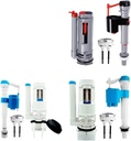 toilet parts, Toilet fill valve,toilet flush button,1 Set Toilet Water Tank Repair Fittings Kit 18.5cm to 29cm Cistern Dual Flush Valve with Push Button Bathroom Accessories(29CM)(26CM)
