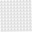 PRETYZOOM 100pcs Invisible Plate Hangers Multi-use Plate Hooks for Small Dishes Easy to Install Kitchen Dish Holders for Home and Office Decor