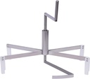 Crepe Spreader Tool, Pancake Maker Batter Spreading Tool, Stainless Steel Pancake Maker Crepe Batter Spreader for Baker and Home Use (44 * 37cm)