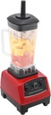 Professional Countertop Blender, 2200w Heavy Duty Household Grade Mixer Juicer Countertop Smoothie Mixer Commercial Juicer For Grinding Dry Or Wet Ingredients To Make Various Beverages（Red)