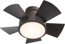 Vox Flush Mount Ceiling Fan FH-W1802-26L-27-BZ Modern Forms Fans