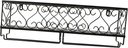 LIFKOME 1pc Wine Cup Rack Multi-Functional Storage -Mounted Wine Display Goblet Holder Black